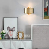 Modern LED Wall Light  Gold Metal Curved Design - Product detail 5