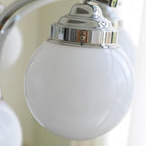 Modern Glass Globe Chandelier  Pink Spheres With Chrome Finish - Product detail 19