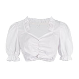 Traditional Dirndl Dress  Pink Floral Embroidered With White Blouse - Product example