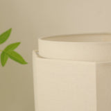 Modern Stone Table Lamp  Red Travertine Base - Product detail 7