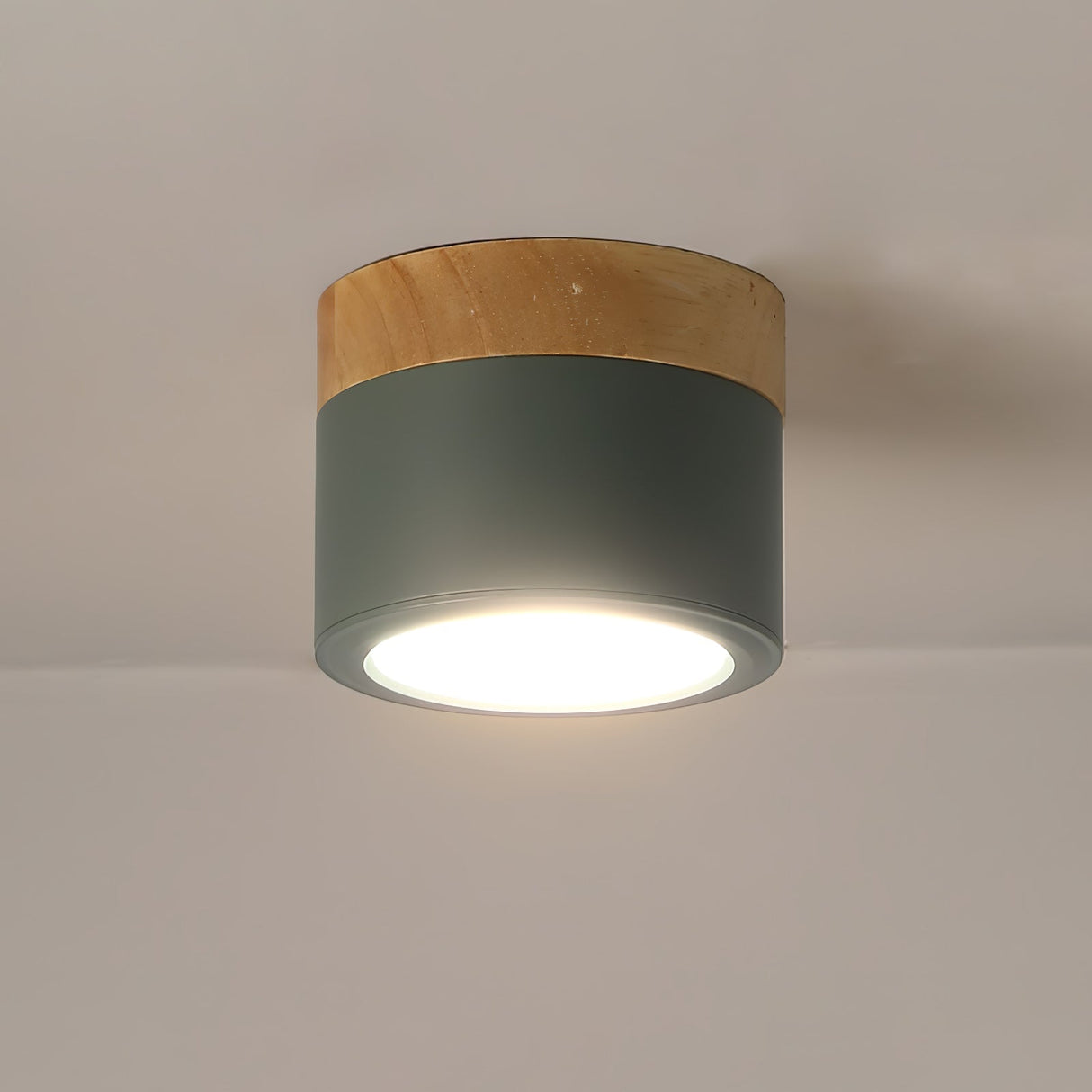 Nordic Ceiling Spotlight  Wood and White Metal Design - Product detail 28