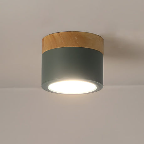 Nordic Ceiling Spotlight  Wood and White Metal Design - Product detail 28