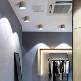 Nordic Ceiling Spotlight  Wood and White Metal Design - Product detail 10