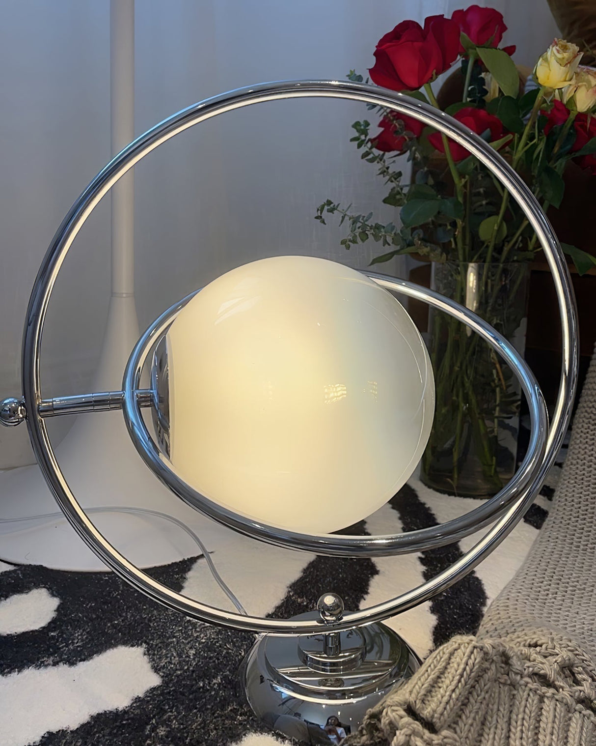 Modern Space Age Table Lamp  Rotating Orbital Design - Product detail 26