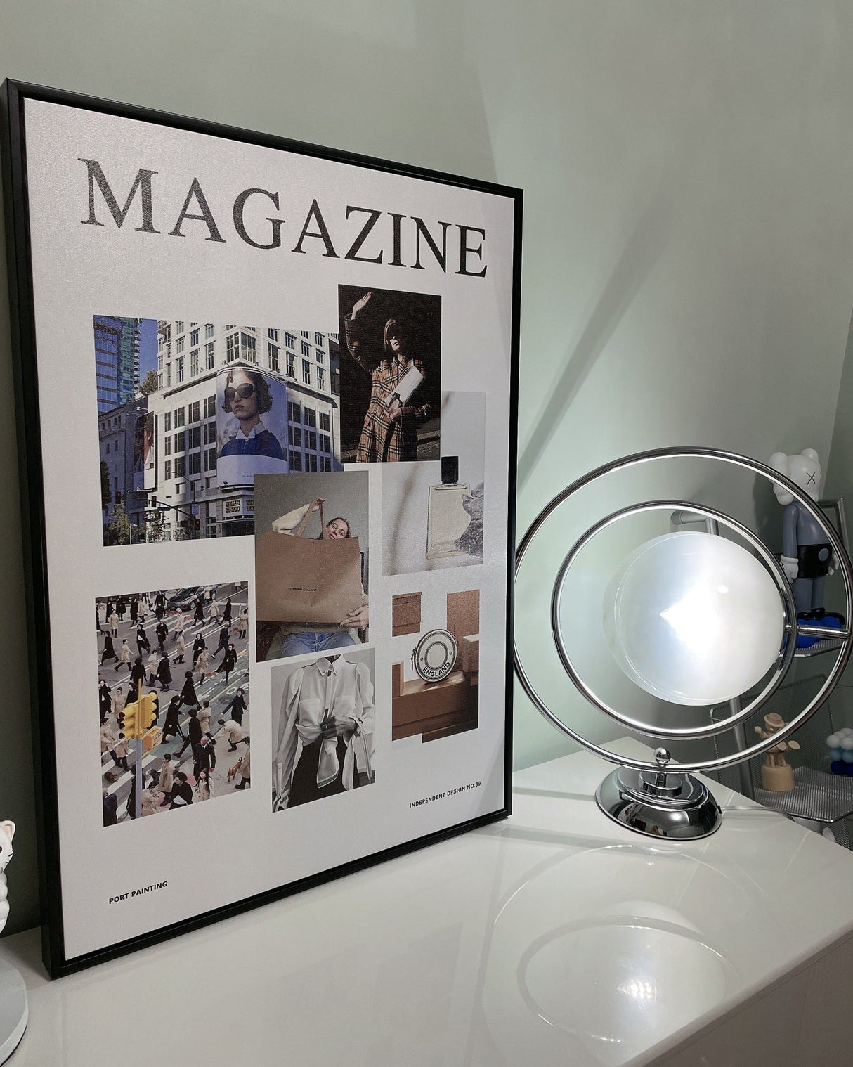 Modern Space Age Table Lamp  Rotating Orbital Design - Product detail 35