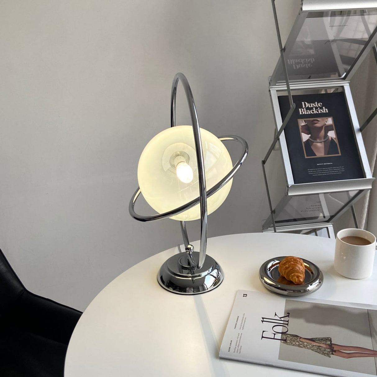 Modern Space Age Table Lamp  Rotating Orbital Design - Product detail 41