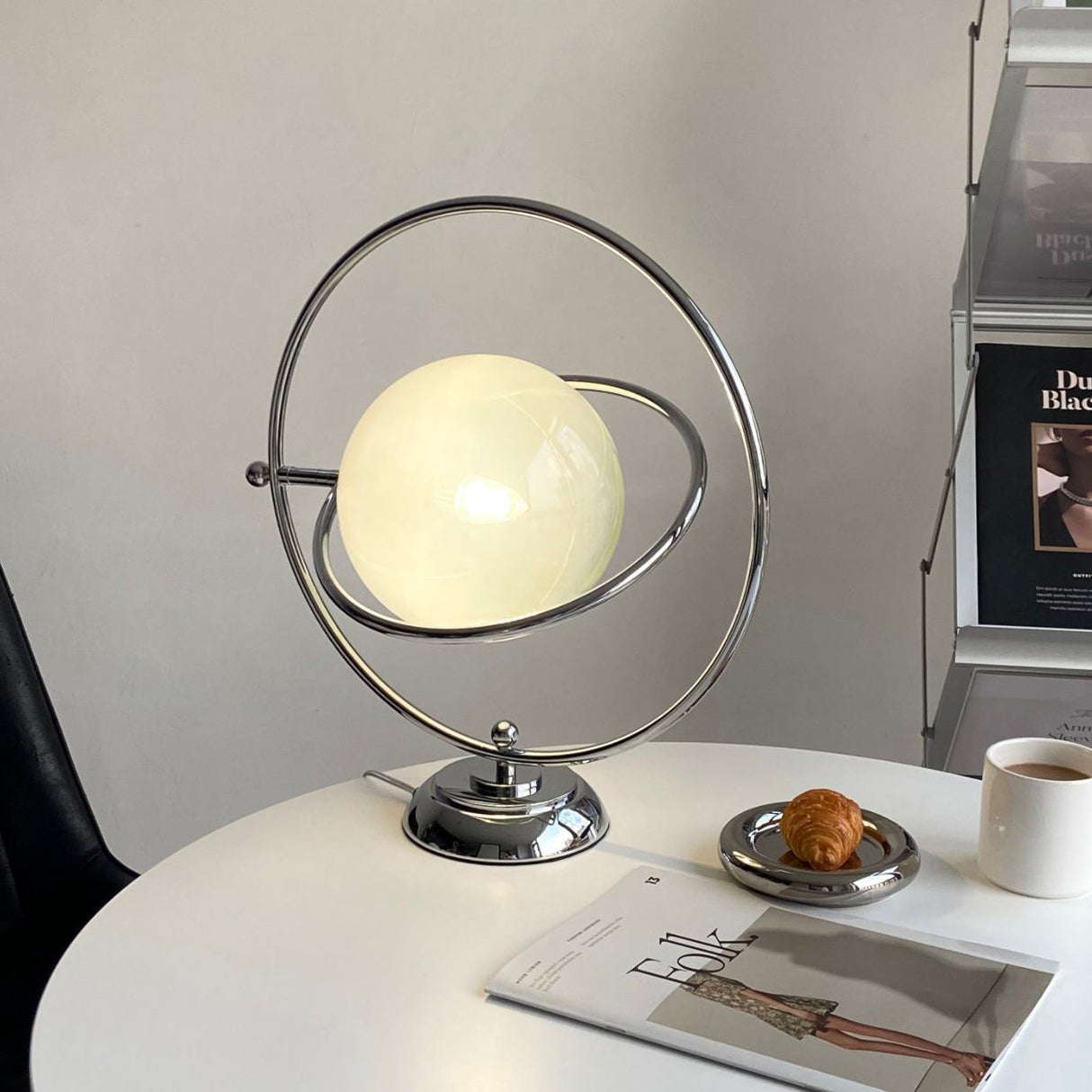 Modern Space Age Table Lamp  Rotating Orbital Design - Product detail 46