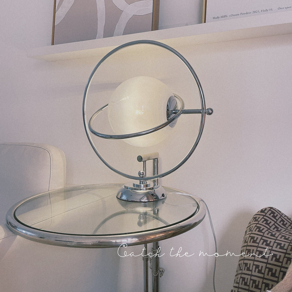 Modern Space Age Table Lamp  Rotating Orbital Design - Product detail 54
