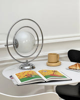 Modern Space Age Table Lamp  Rotating Orbital Design - Product detail 8