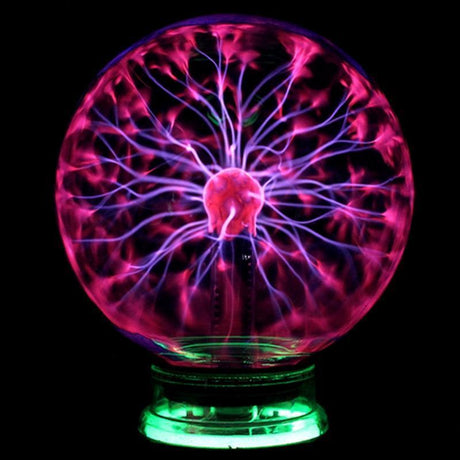 Plasma Ball Night Light  Interactive Touch Responsive Electric Globe - Product showcase