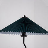 Pleated Table Lamp  Scandinavian Design With Curved Metal Base - Product detail 9