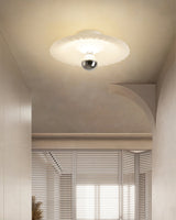 Modern Ceiling Light  Pleated White Shade Design - Product detail 11