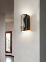 Modern Resin Wall Light  Pleated Design with Warm Glow - Product detail 8