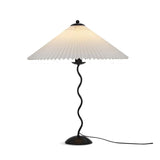 Pleated Table Lamp  Scandinavian Design With Curved Metal Base - Product detail 17