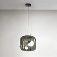 Modern Glass Pendant Light  Smoked Cube Design - Product detail 29