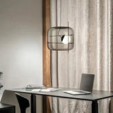 Modern Glass Pendant Light  Smoked Cube Design - Product detail 9