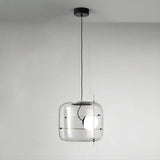 Modern Glass Pendant Light  Smoked Cube Design - Product detail 23