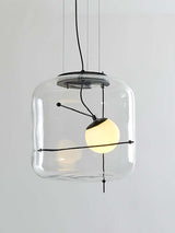 Modern Glass Pendant Light  Smoked Cube Design - Product detail 28