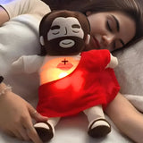Interactive Breathing Plush Toy  Religious Sleep Aid with Light and Music - Detailed view