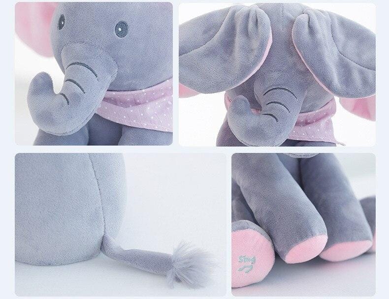 Interactive Musical Elephant  Soft Plush Baby Learning Toy - Product detail 5