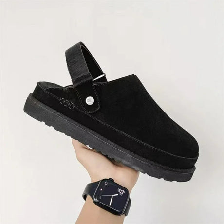 Cozy Shearling Slippers  Suede Winter House Shoes - Product detail 7