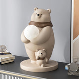 Kids Polar Bear Table Lamp  LED Night Light with Baby Bear Design - Product detail 15