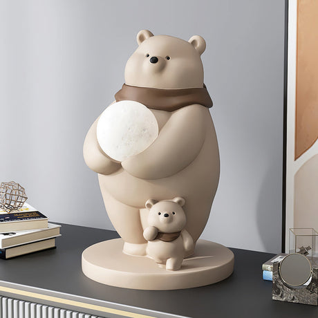 Kids Polar Bear Table Lamp  LED Night Light with Baby Bear Design - Product detail 15