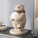 Kids Polar Bear Table Lamp  LED Night Light with Baby Bear Design - Product detail 11