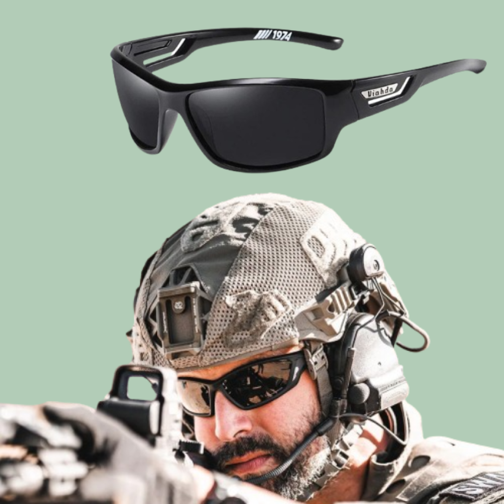 Sport Sunglasses UV400  Polarized Military Design - Detailed view