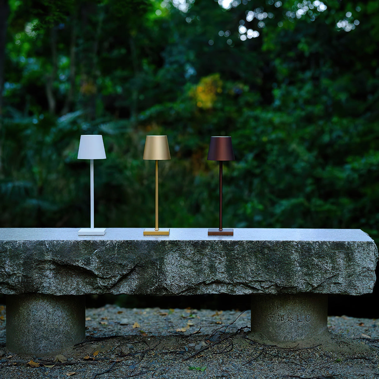 Modern LED Table Lamp  Gold Metal Touch Control Rechargeable - Product detail 6