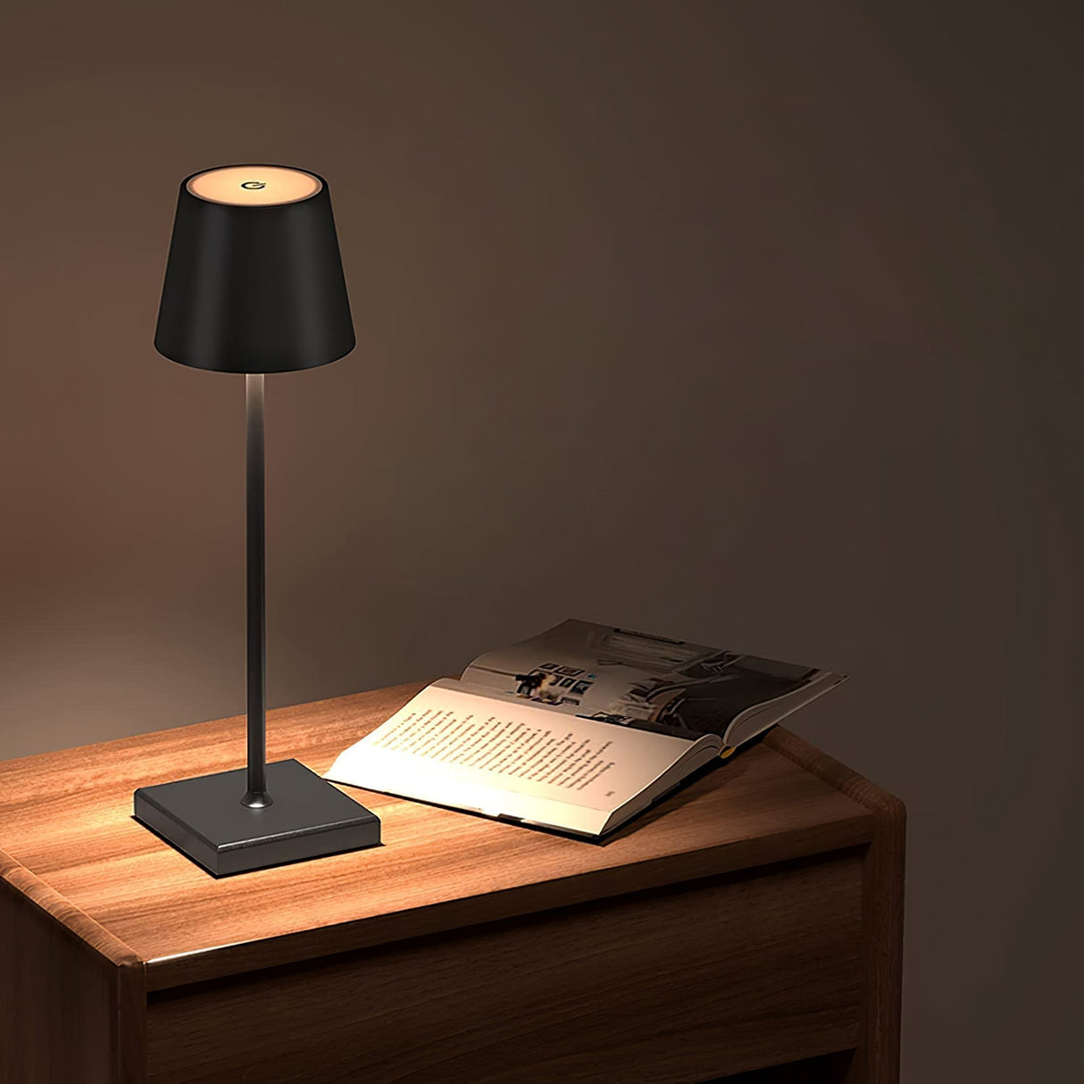 Modern LED Table Lamp  Gold Metal Touch Control Rechargeable - Product detail 26