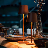 Modern LED Table Lamp  Gold Metal Touch Control Rechargeable - Product detail 9