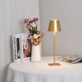 Modern LED Table Lamp  Gold Metal Touch Control Rechargeable - Product detail 10