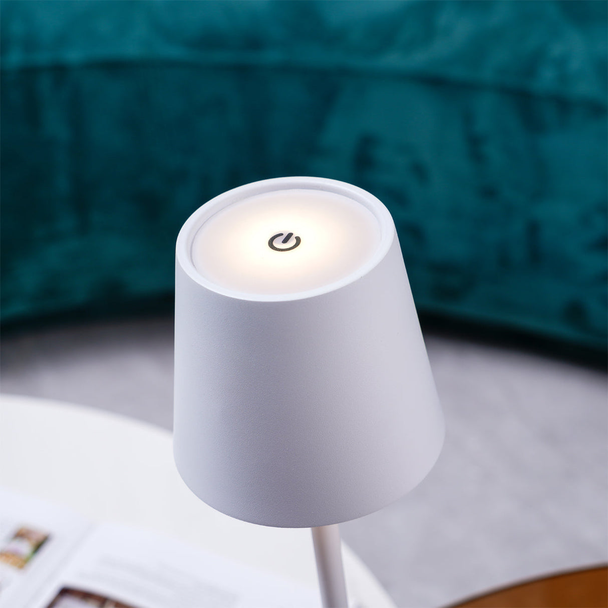 Modern LED Table Lamp  Gold Metal Touch Control Rechargeable - Product detail 17