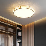 Modern Ceiling Light  Crystal Brass Trim Design - Detailed view