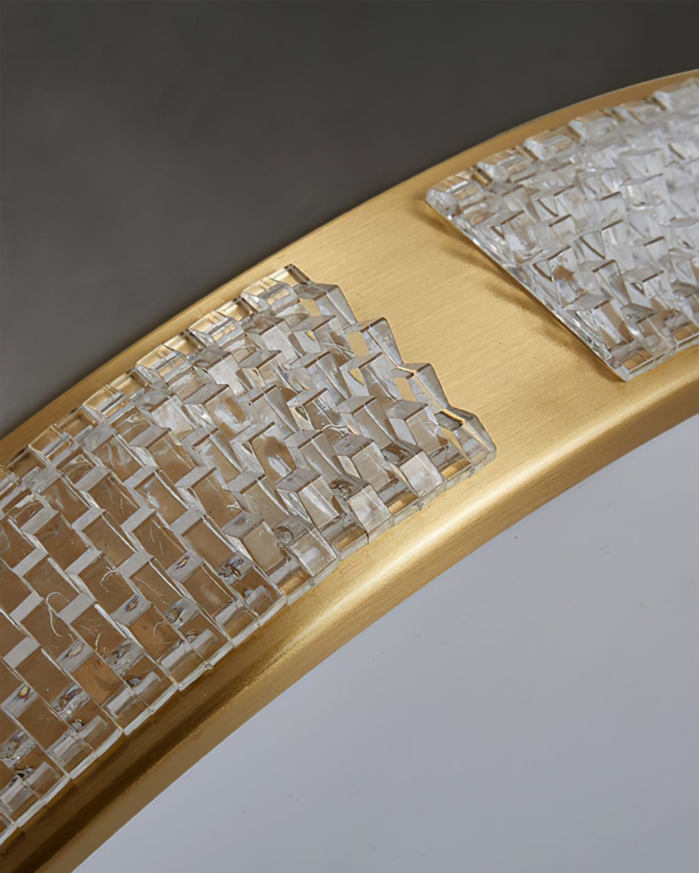 Modern Ceiling Light  Crystal Brass Trim Design - Product detail 11
