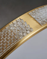 Modern Ceiling Light  Crystal Brass Trim Design - Product detail 11