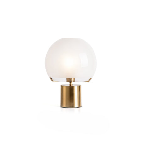 Modern Globe Table Lamp  Brass Base Glass Sphere Design - Product detail 14