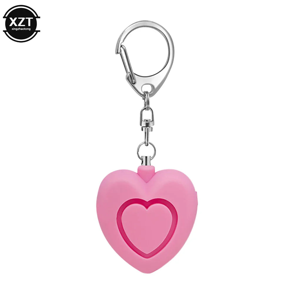 Personal Safety Alarm  Heart-Shaped LED Keychain with 130dB Alert - Product detail 4