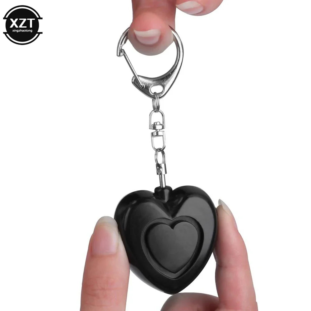 Personal Safety Alarm  Heart-Shaped LED Keychain with 130dB Alert - Product detail 5