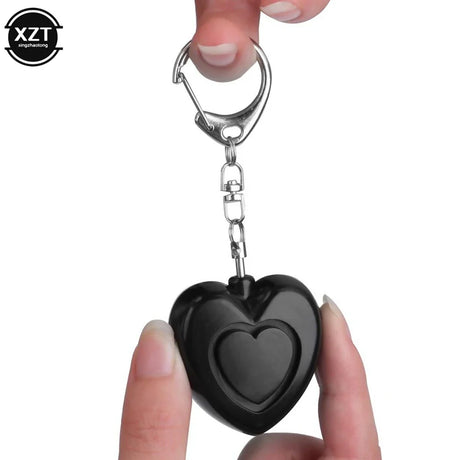 Personal Safety Alarm  Heart-Shaped LED Keychain with 130dB Alert - Product detail 8