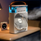 Smart Portable Air Cooler  3-in-1 Fan With LED Ambient Light - Product detail 4