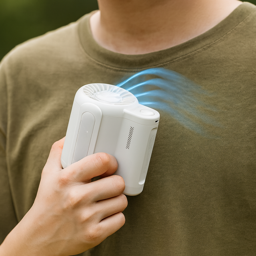 Portable Waist Fan  Hands-Free Rechargeable Cooling Device - Product detail 4