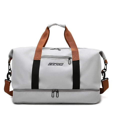 Versatile Travel Duffel Bag  Dual Compartment Design With Shoe Storage - Product showcase