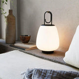 Portable Lantern Table Lamp  Japandi Style Glass Design - Product example