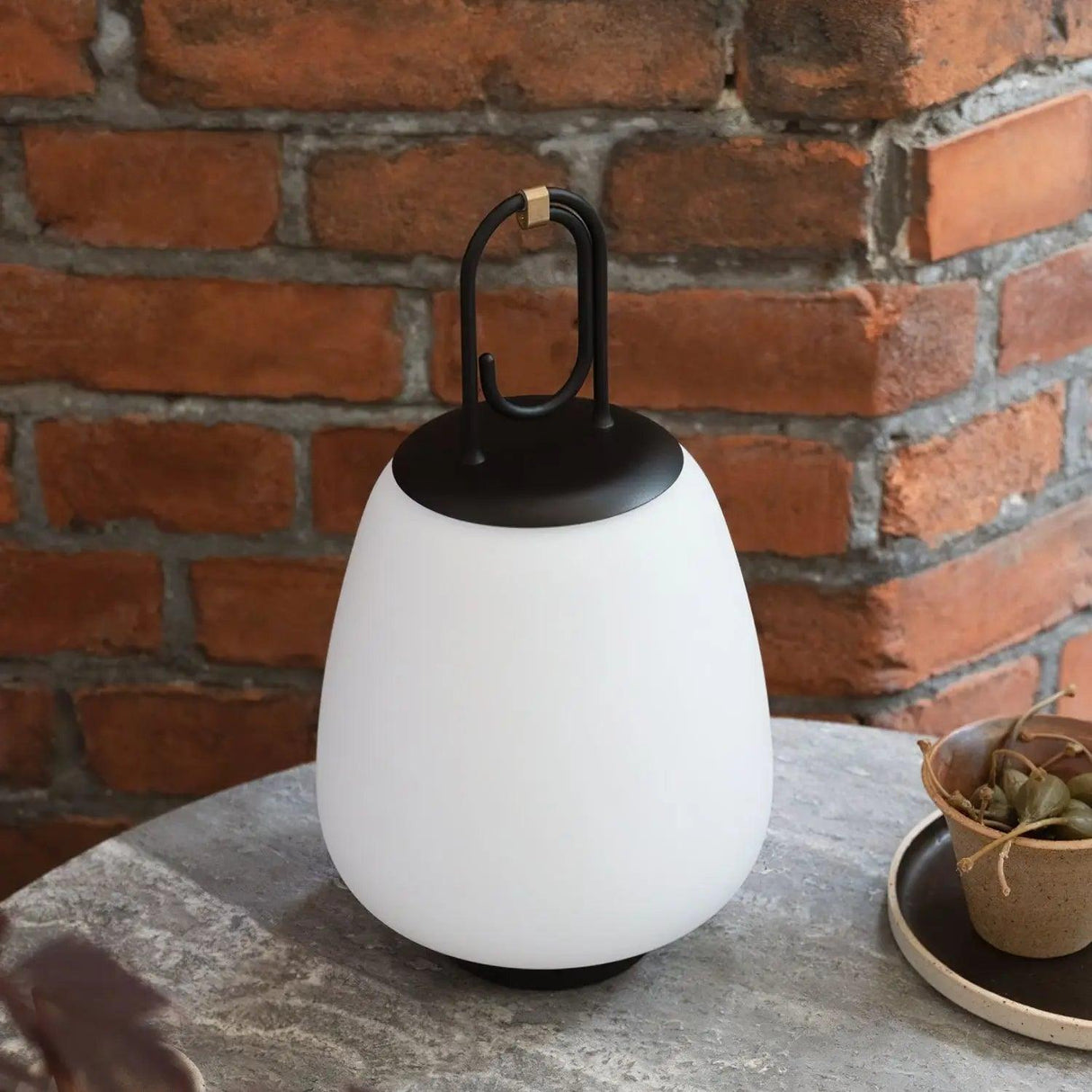Portable Lantern Table Lamp  Japandi Style Glass Design - Product detail 20