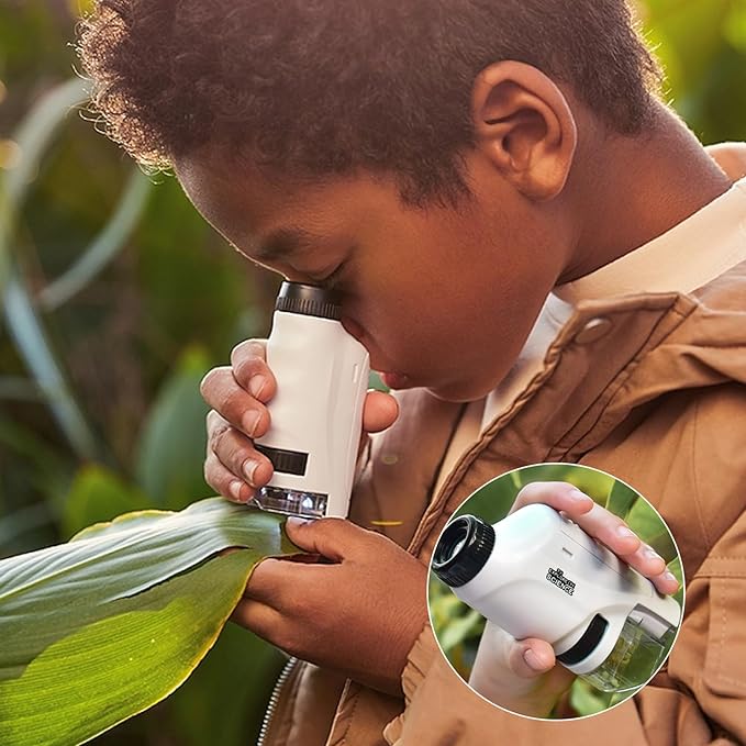 Educational Pocket Microscope  60-120x LED Magnification - Product example