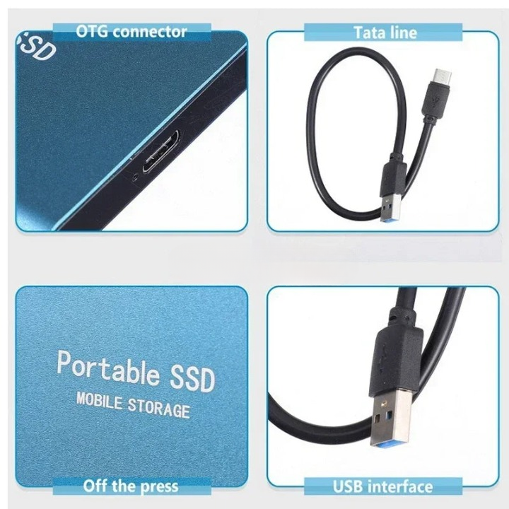 External SSD Drive  USB-C 2TB High-Speed Storage - Product detail 7