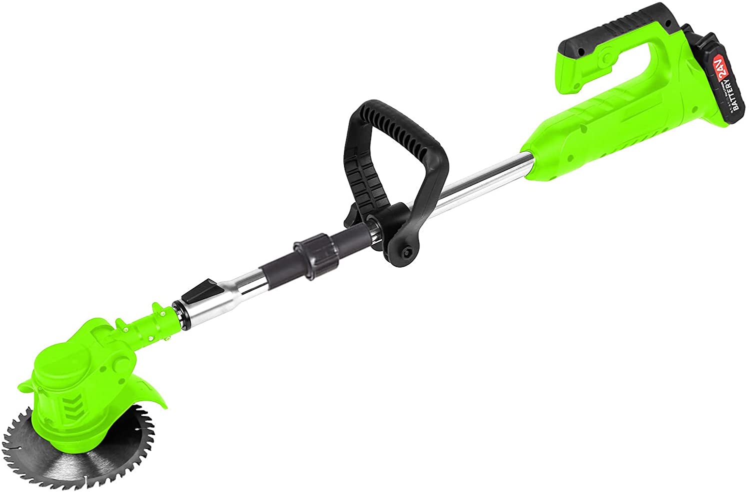 Cordless Grass Trimmer  24V Electric Weed Eater With 6-Inch Blade - Product showcase