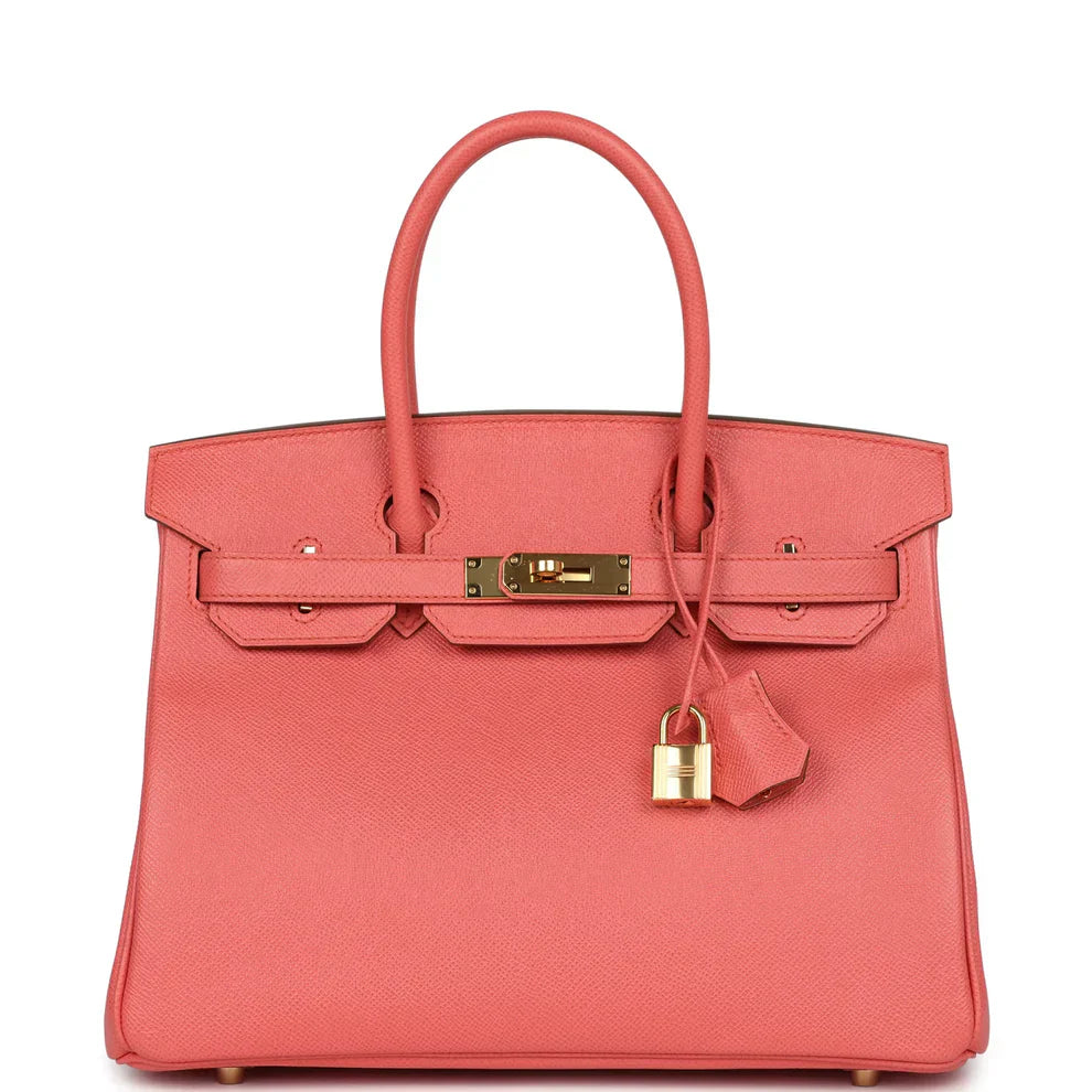 Classic Leather Tote Bag  Gold Hardware Lock Detail - Product detail 9